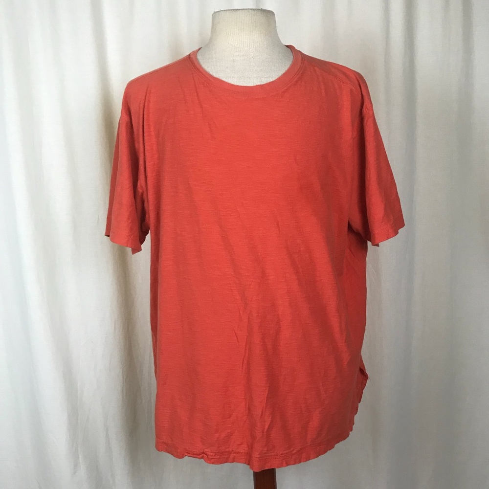 Nat Nast MENS T Shirt Orange Cotton Crew Neck